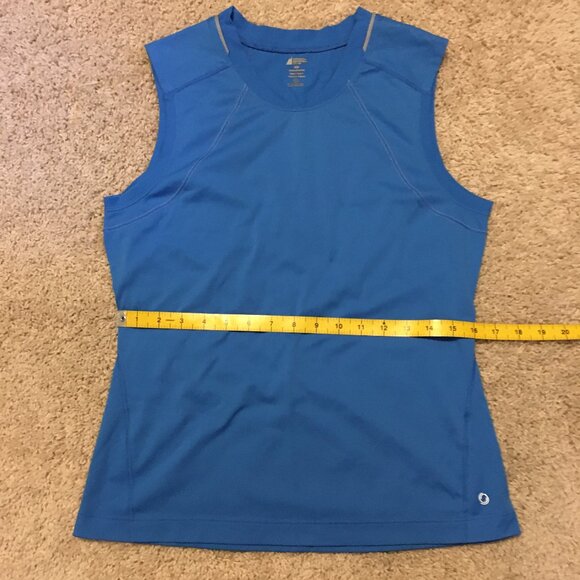 MEC Sky Blue Sporty Muscle Shirt With Reflectors - Picture 14 of 16